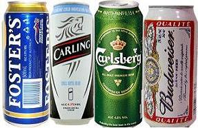 drinks online, beer cans, fosters, carling, carlsber, budweiser, whiskey, wines 